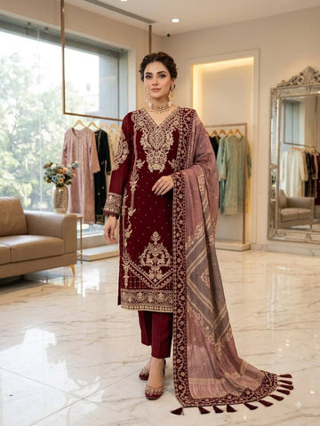 Designer Festival Wear Cording Embroidered Set