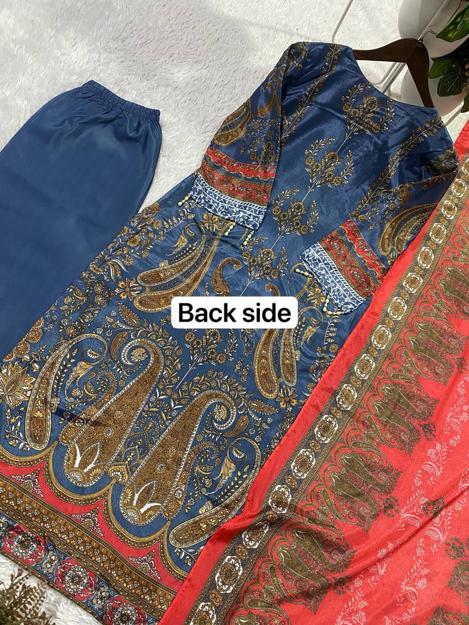 Elegant Designer Printed Palazzo Suit with Dupatta