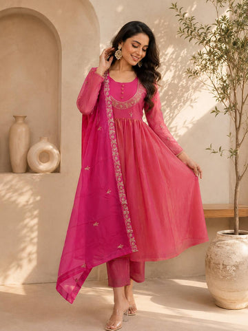 Designer Fendi Satin Embroidered Collection