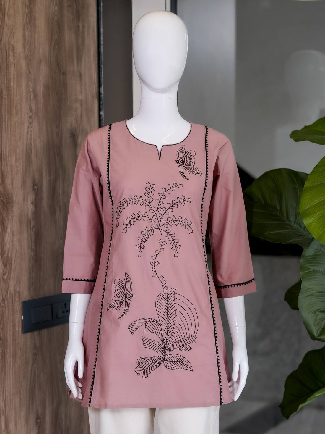 Premium Dabu Cotton Kurti Set