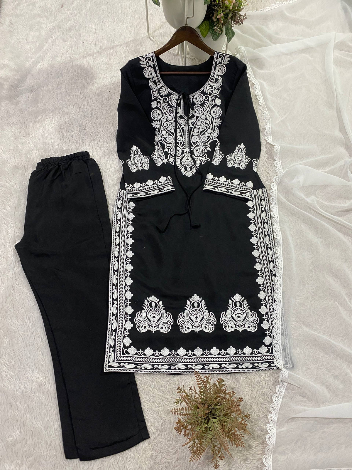 Regal Embroidered Roman Silk 3-Piece Suit
