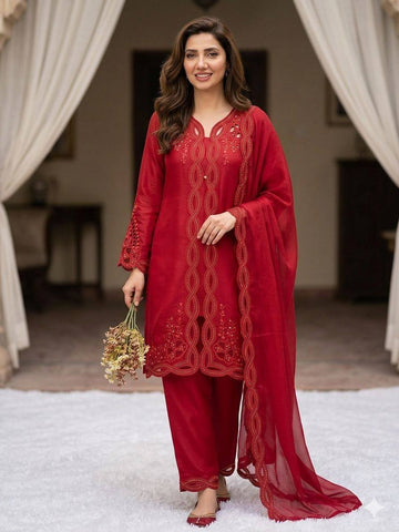 Real Model Palazzo & Shrug Pair – Elegant Statement Look