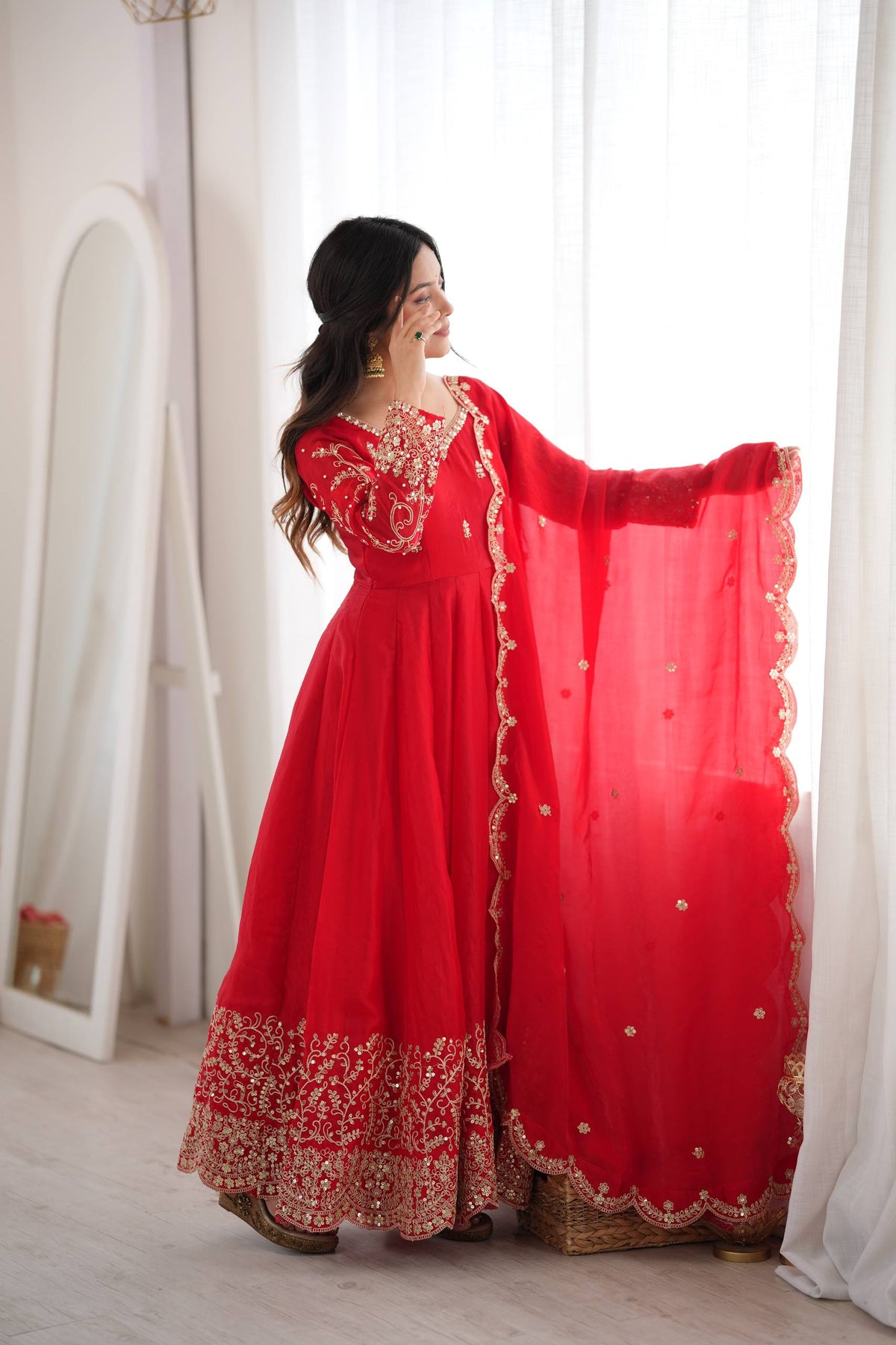 Designer Fendy Silk Festive Gown Collection
