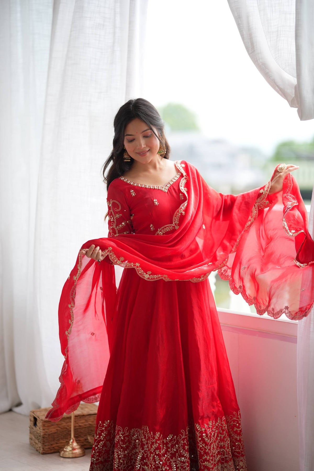 Designer Fendy Silk Festive Gown Collection