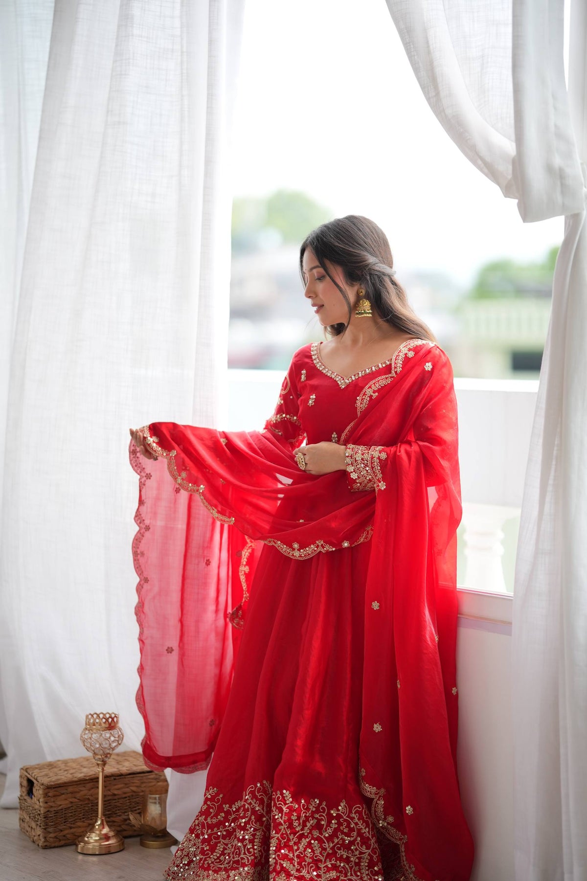 Designer Fendy Silk Festive Gown Collection