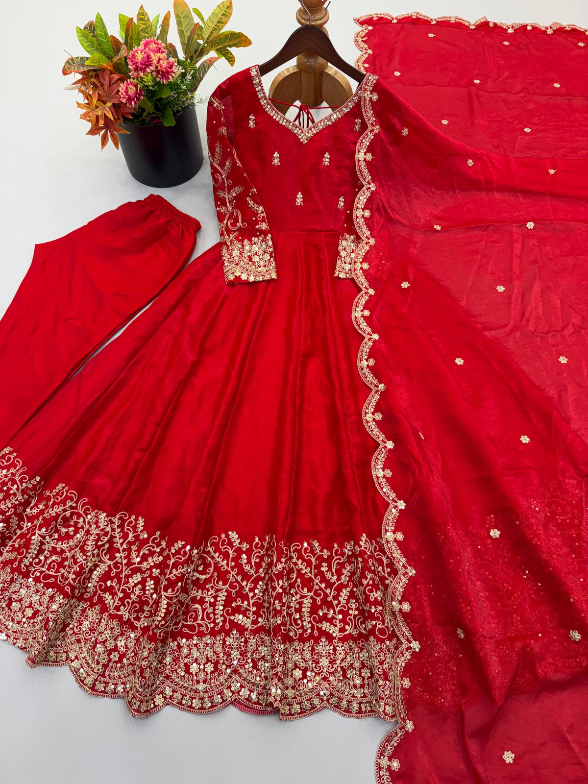Designer Fendy Silk Festive Gown Collection