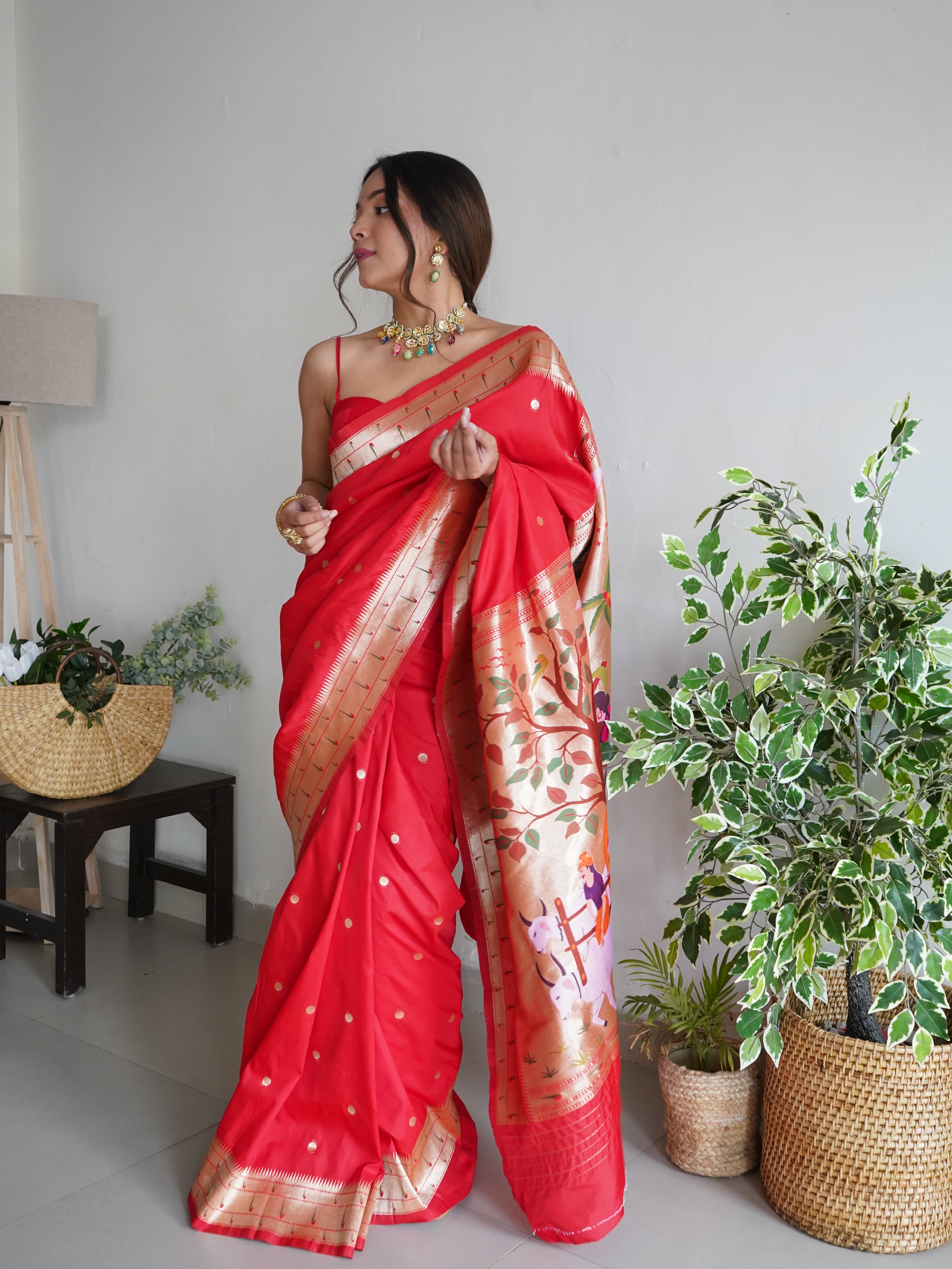Pure Banarasi Silk With Zari Weaving