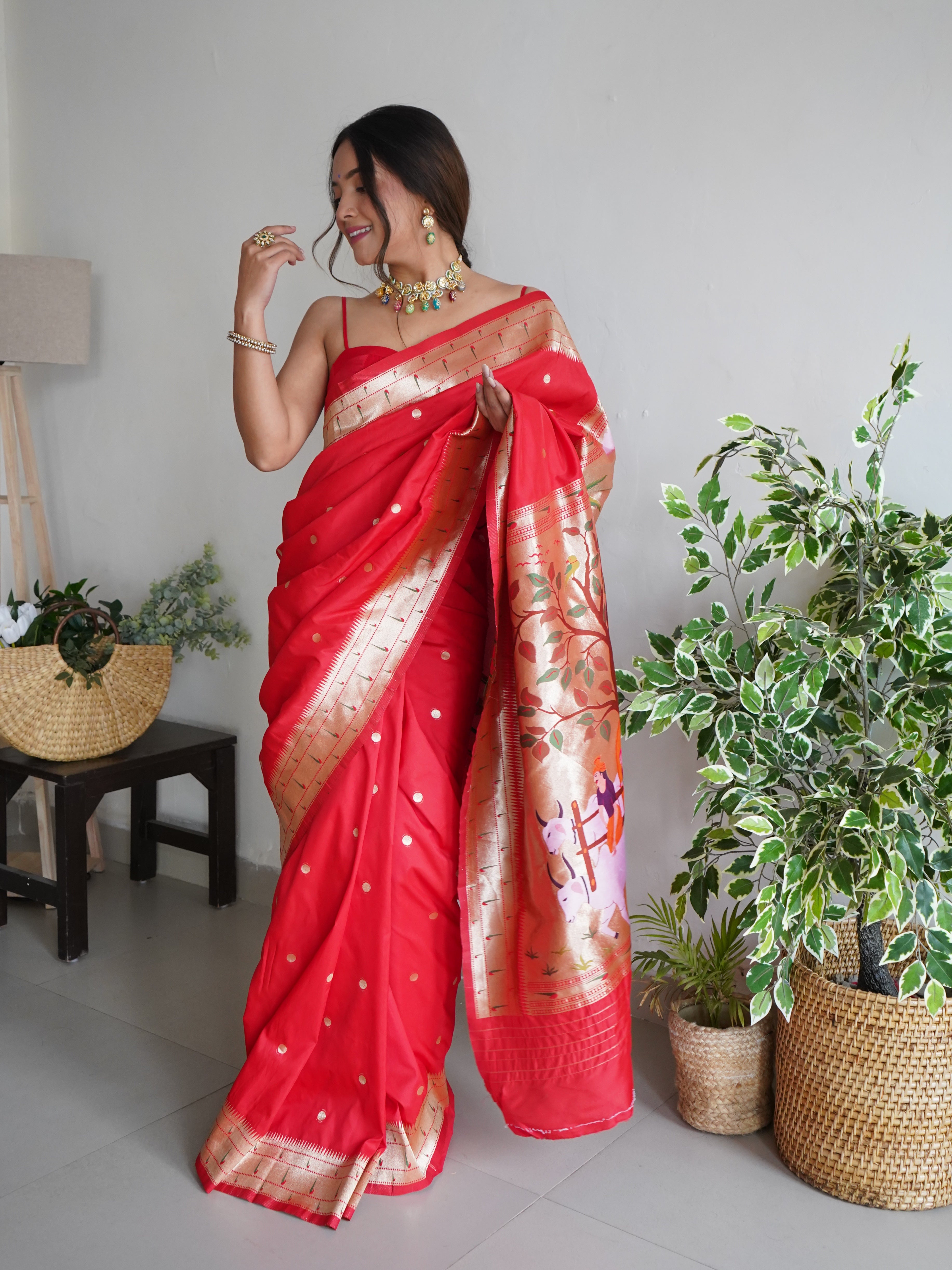 Pure Banarasi Silk With Zari Weaving