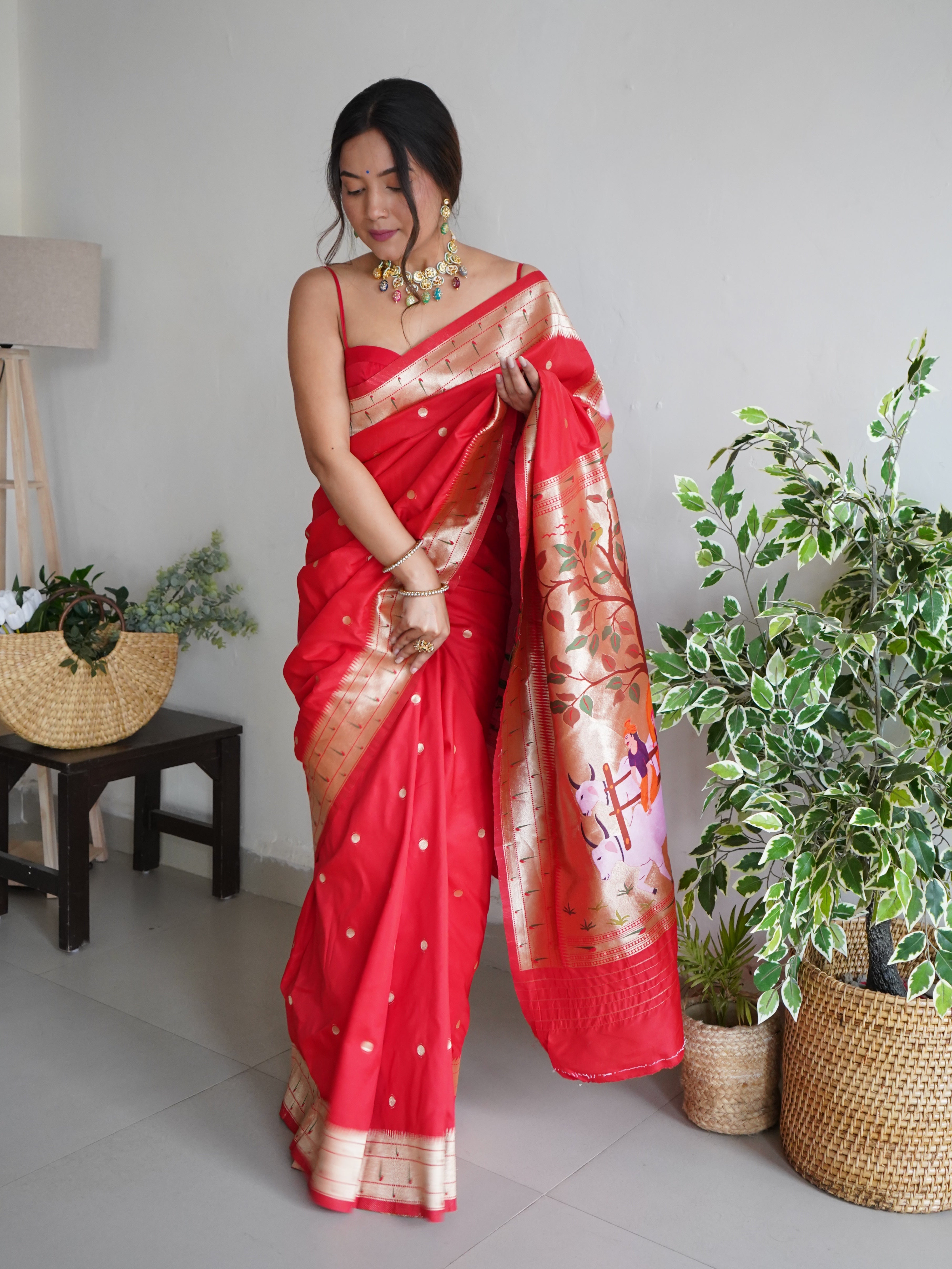 Pure Banarasi Silk With Zari Weaving