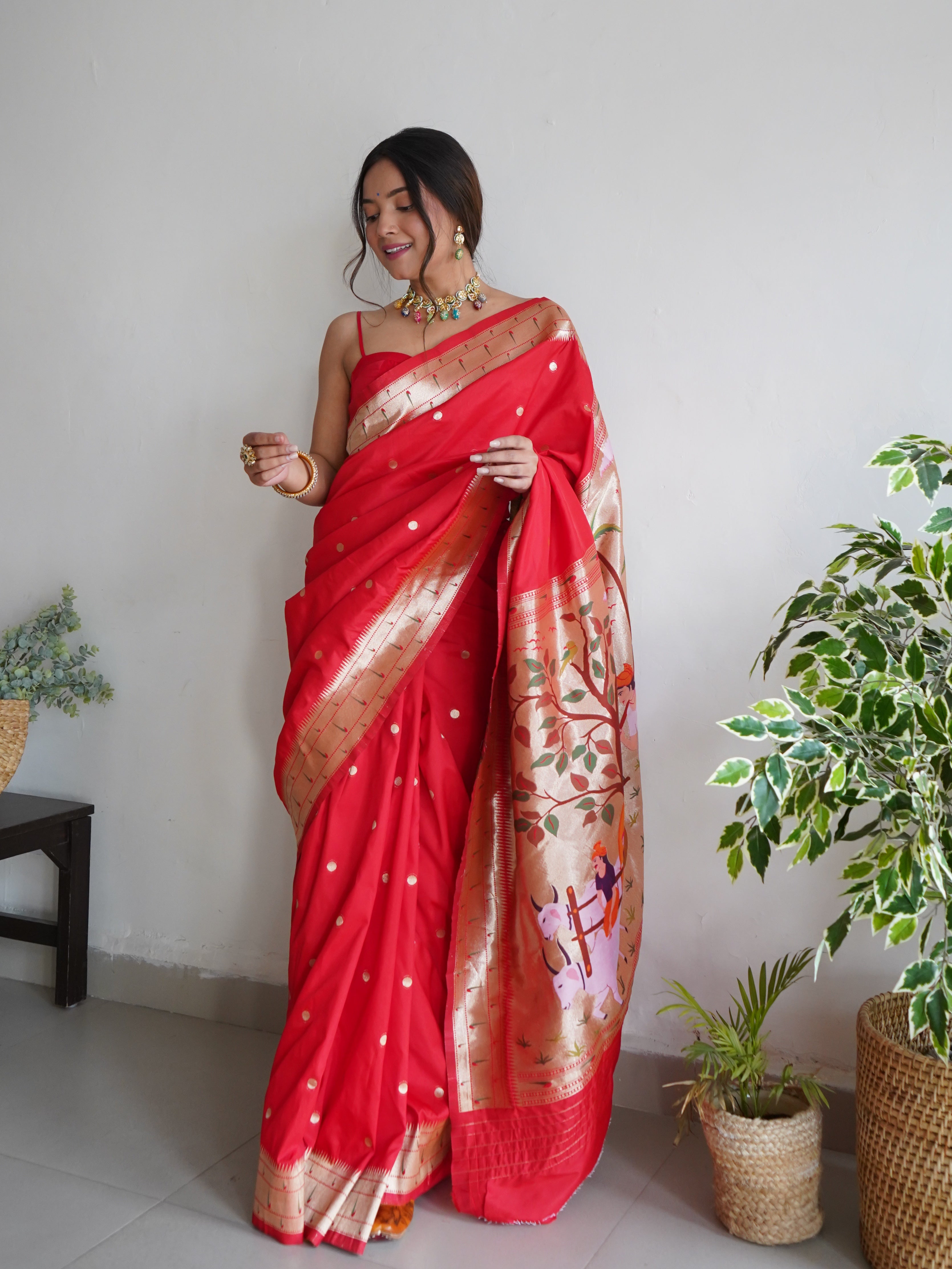 Pure Banarasi Silk With Zari Weaving