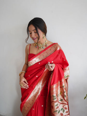 Pure Banarasi Silk With Zari Weaving