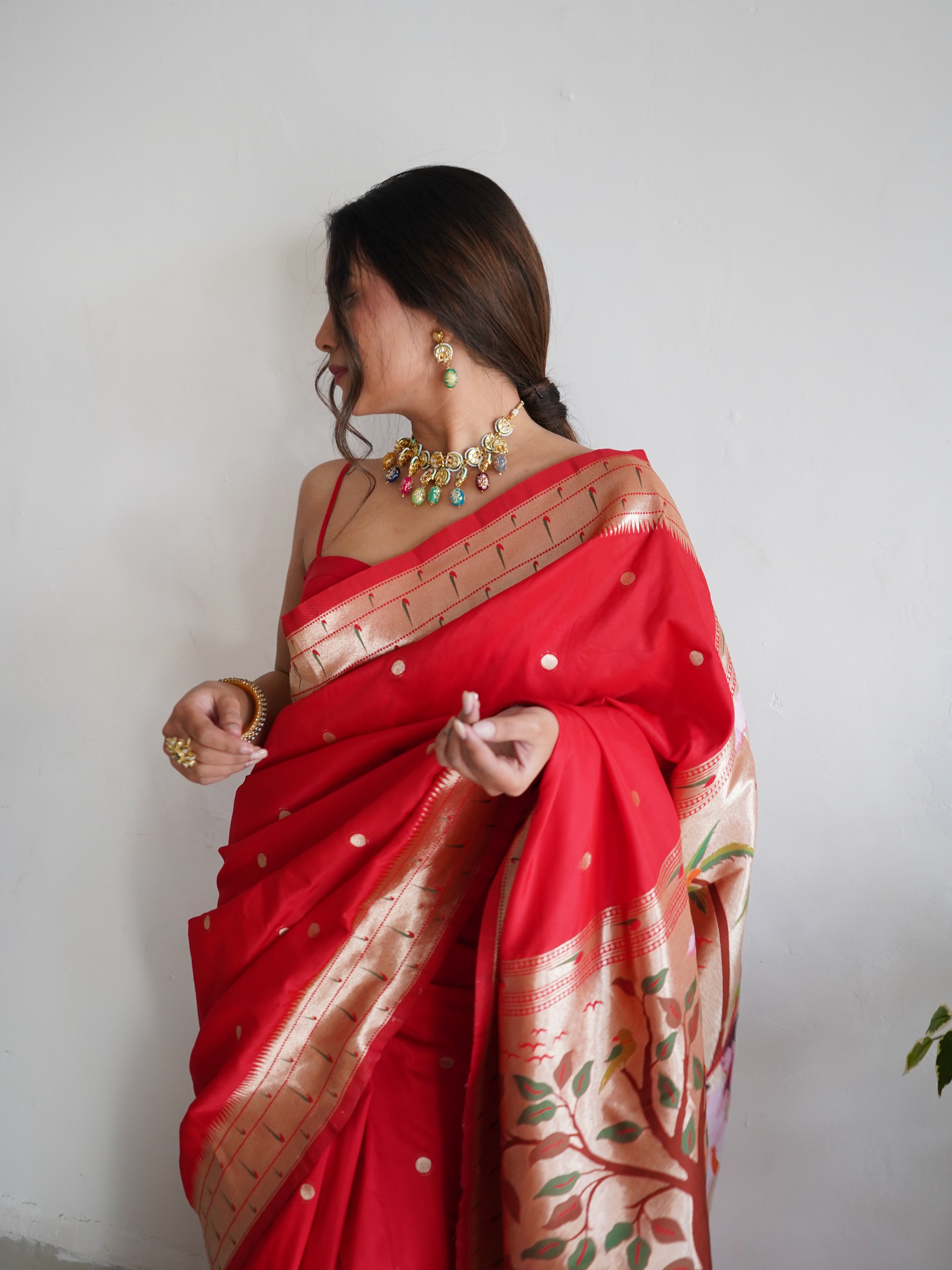 Pure Banarasi Silk With Zari Weaving
