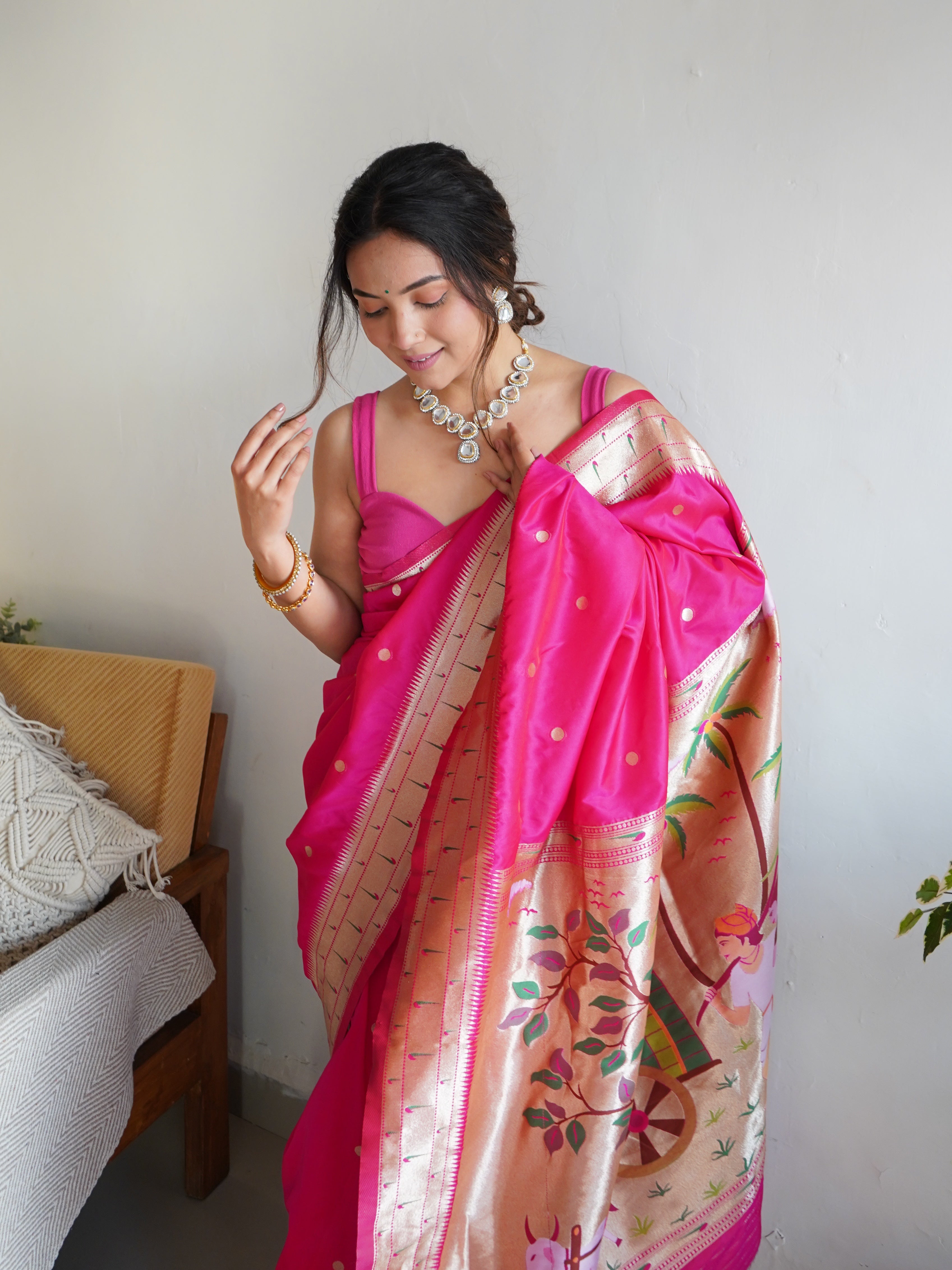 Pure Banarasi Silk With Zari Weaving