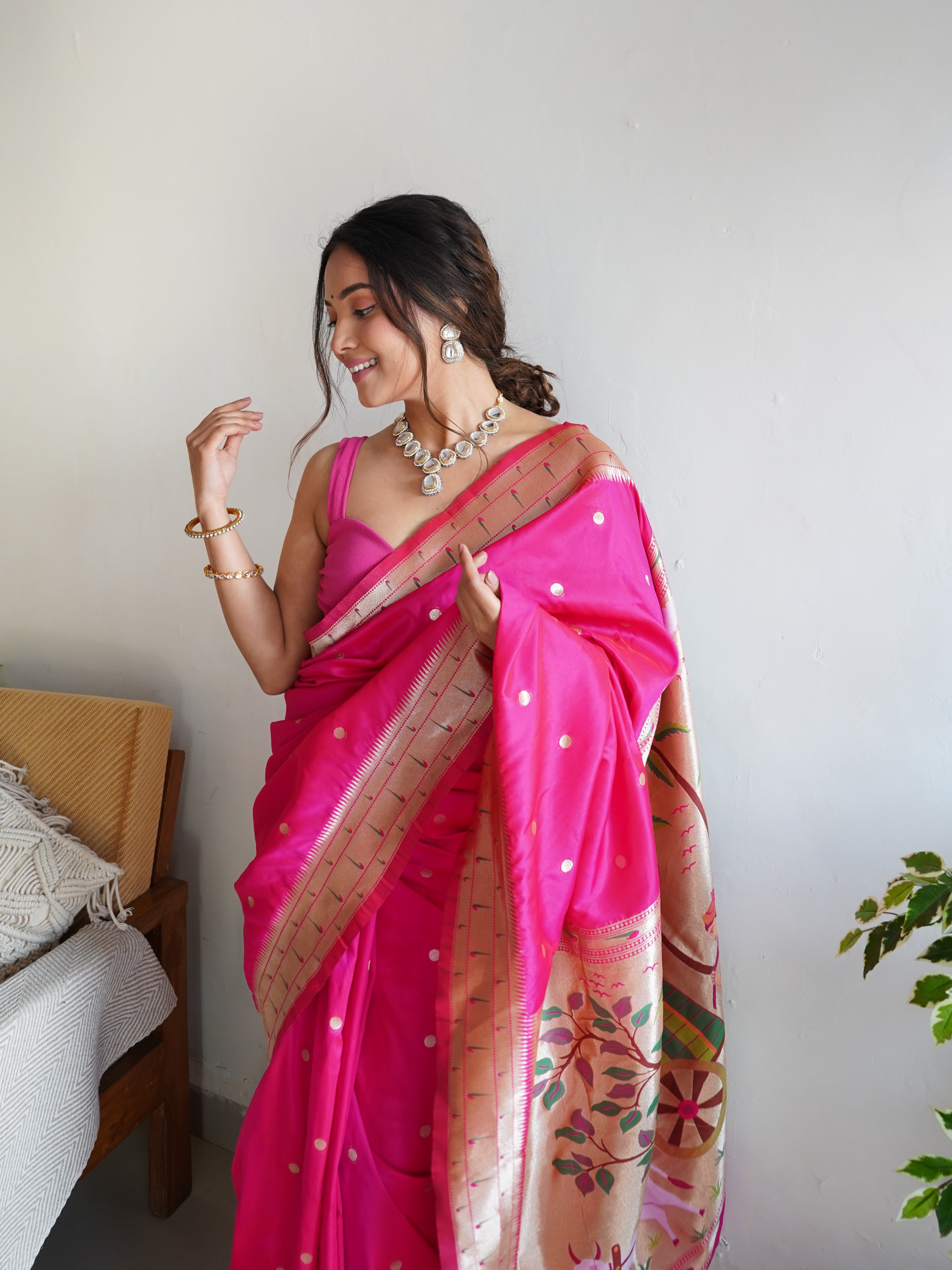 Pure Banarasi Silk With Zari Weaving