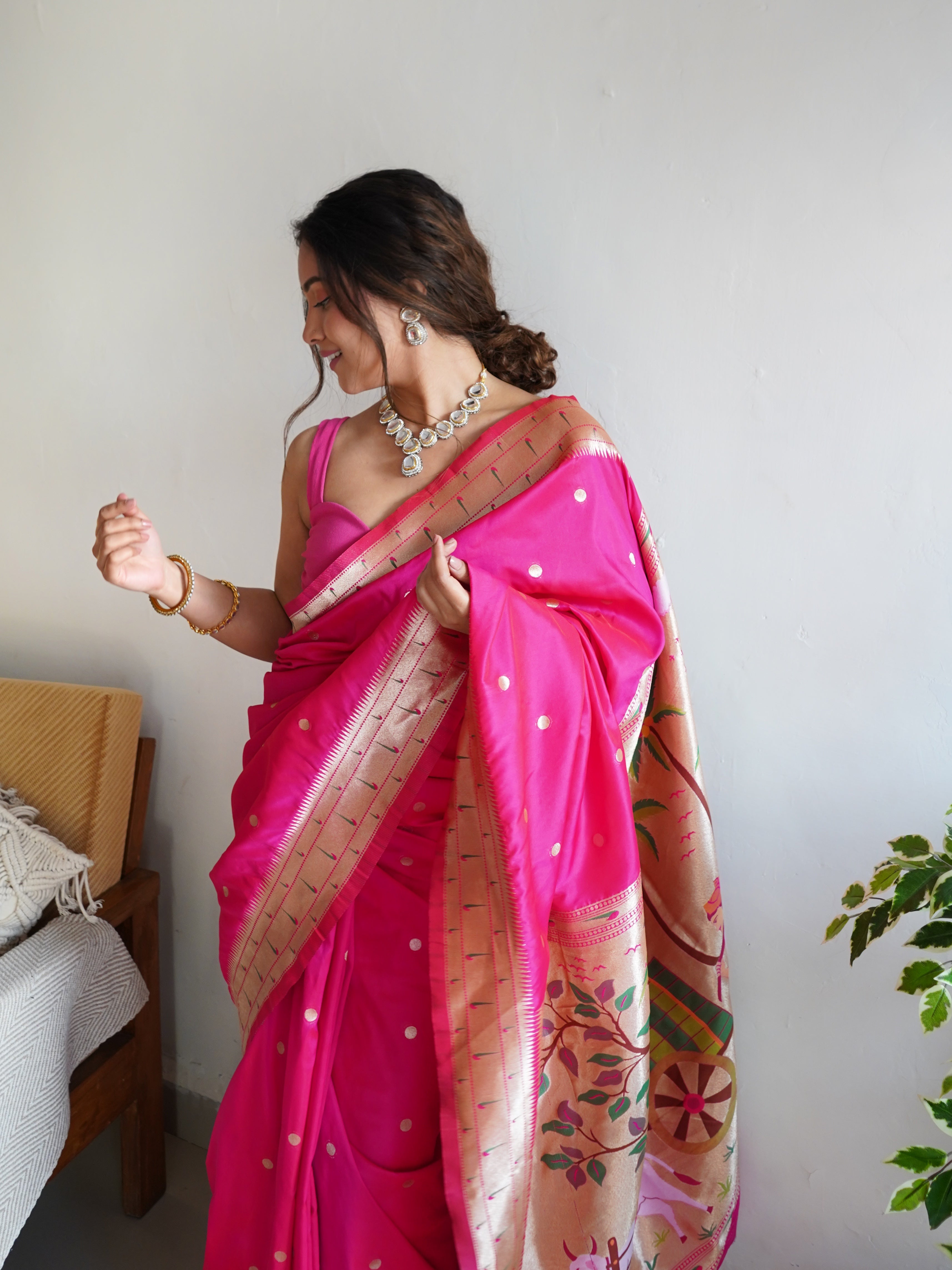 Pure Banarasi Silk With Zari Weaving