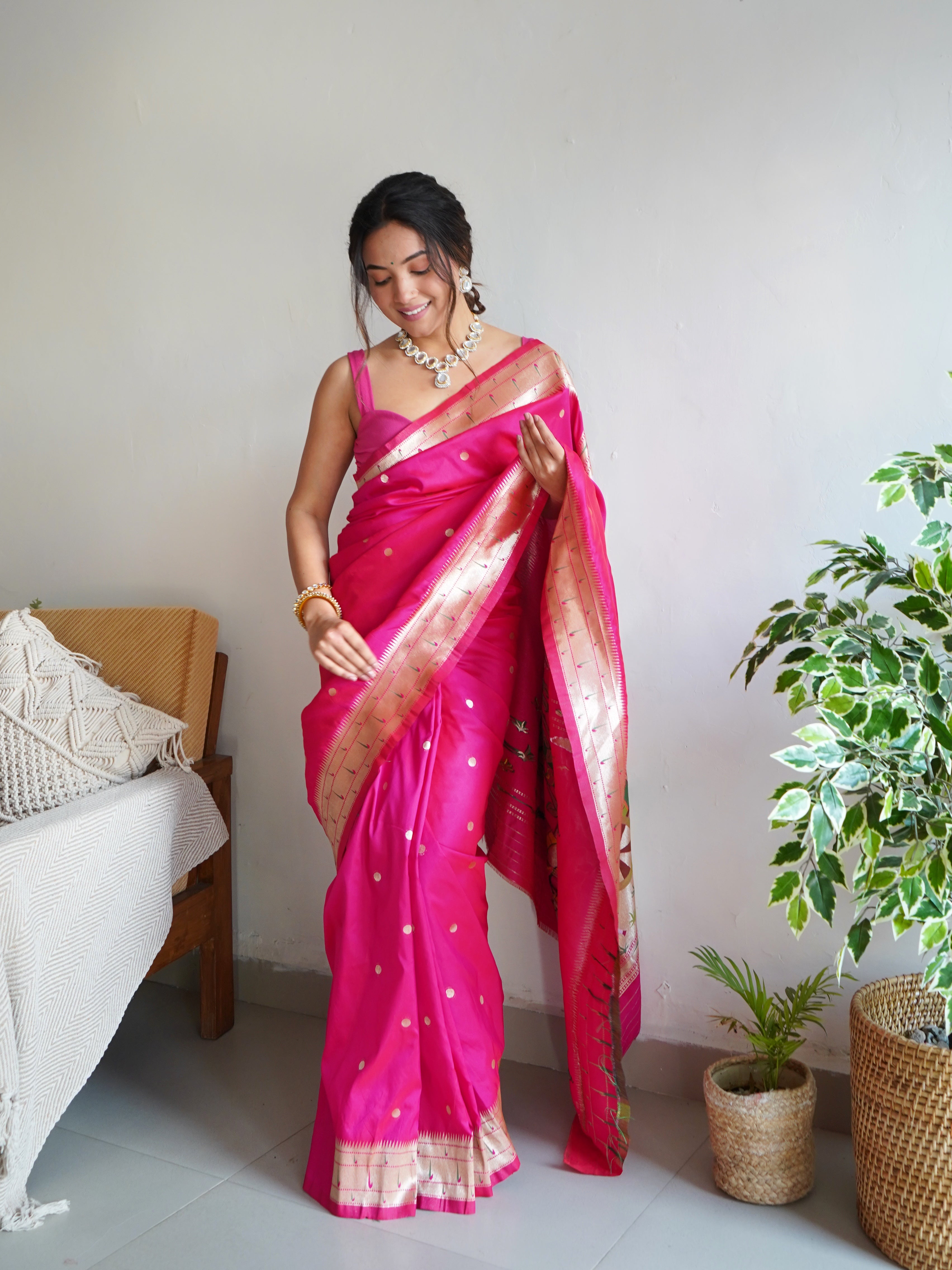 Pure Banarasi Silk With Zari Weaving