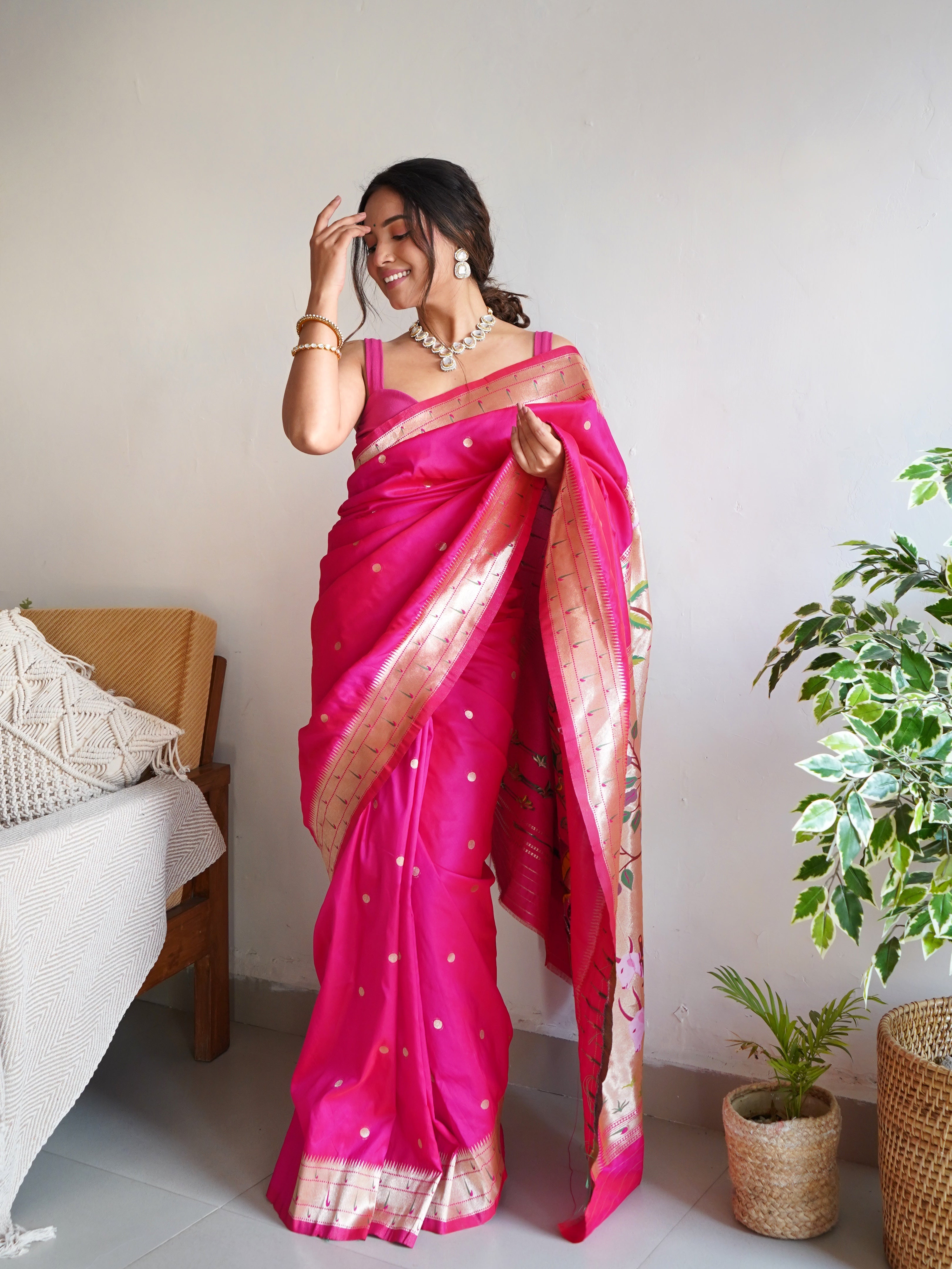 Pure Banarasi Silk With Zari Weaving