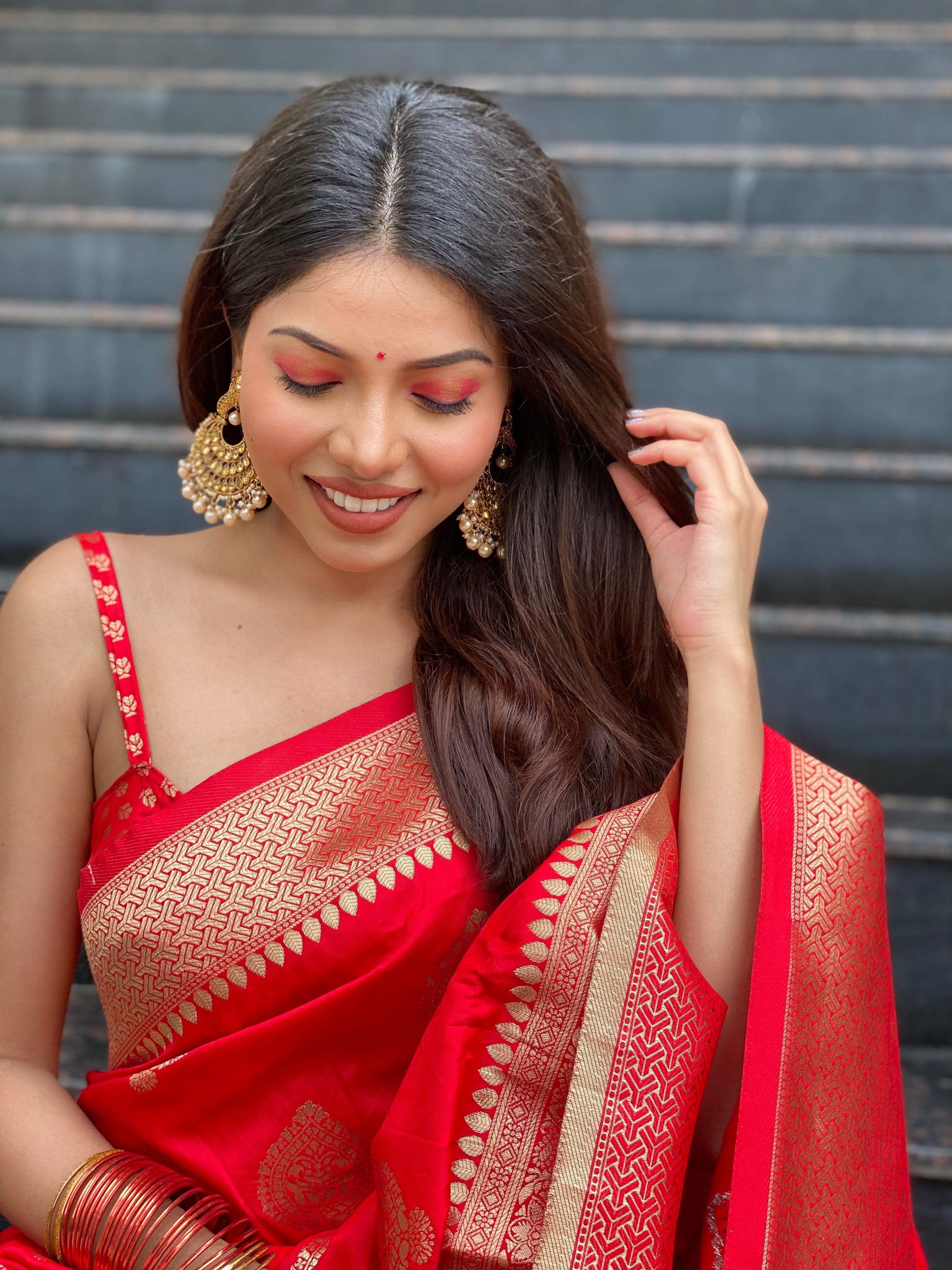 Pure Banarasi Silk With Zari Weaving