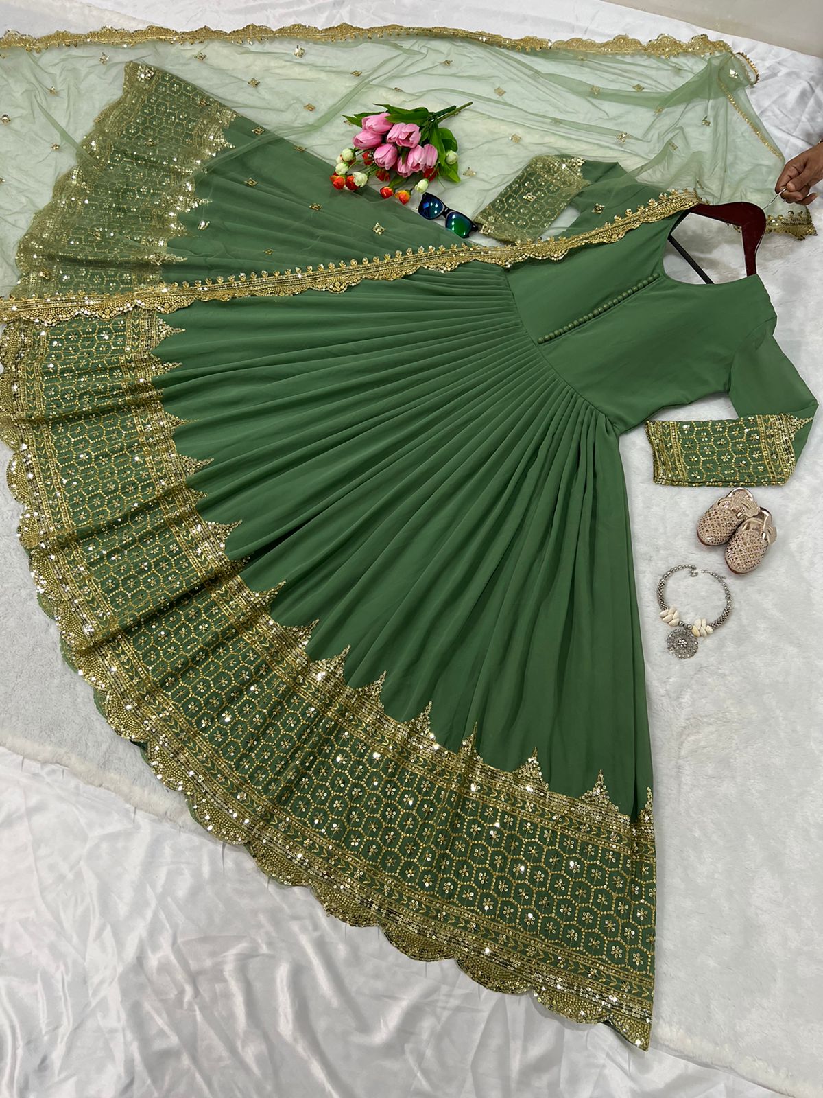 Designer Festive Embroidered Gown Collection