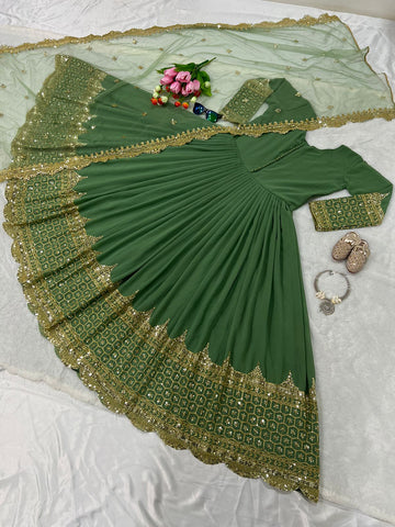 Designer Festive Embroidered Gown Collection
