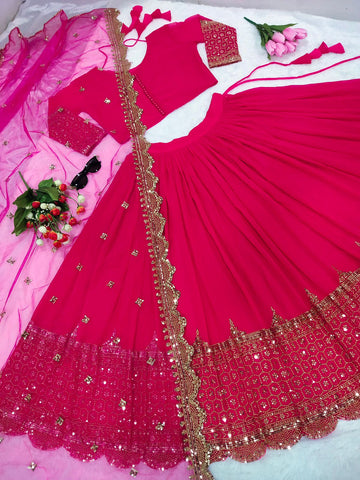 Festive Glam Embroidered Lehenga Collection