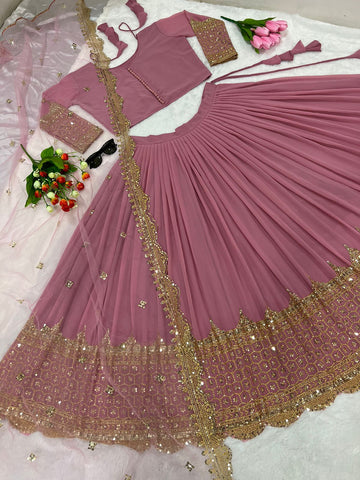 Festive Glam Embroidered Lehenga Collection