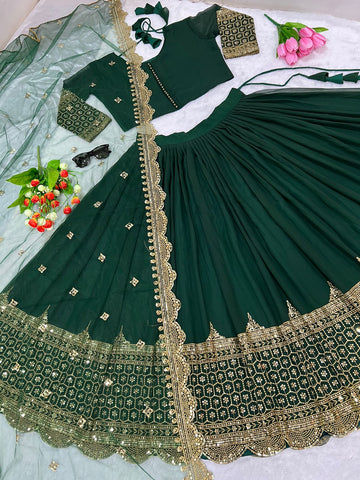 Festive Glam Embroidered Lehenga Collection