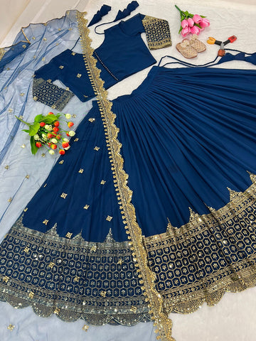 Festive Glam Embroidered Lehenga Collection