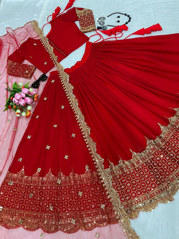 Festive Glam Embroidered Lehenga Collection