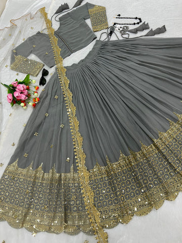 Festive Glam Embroidered Lehenga Collection