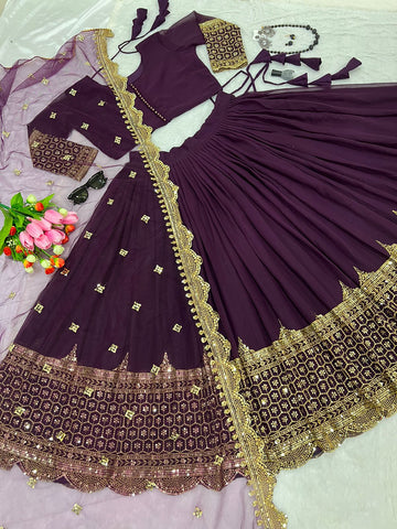 Festive Glam Embroidered Lehenga Collection