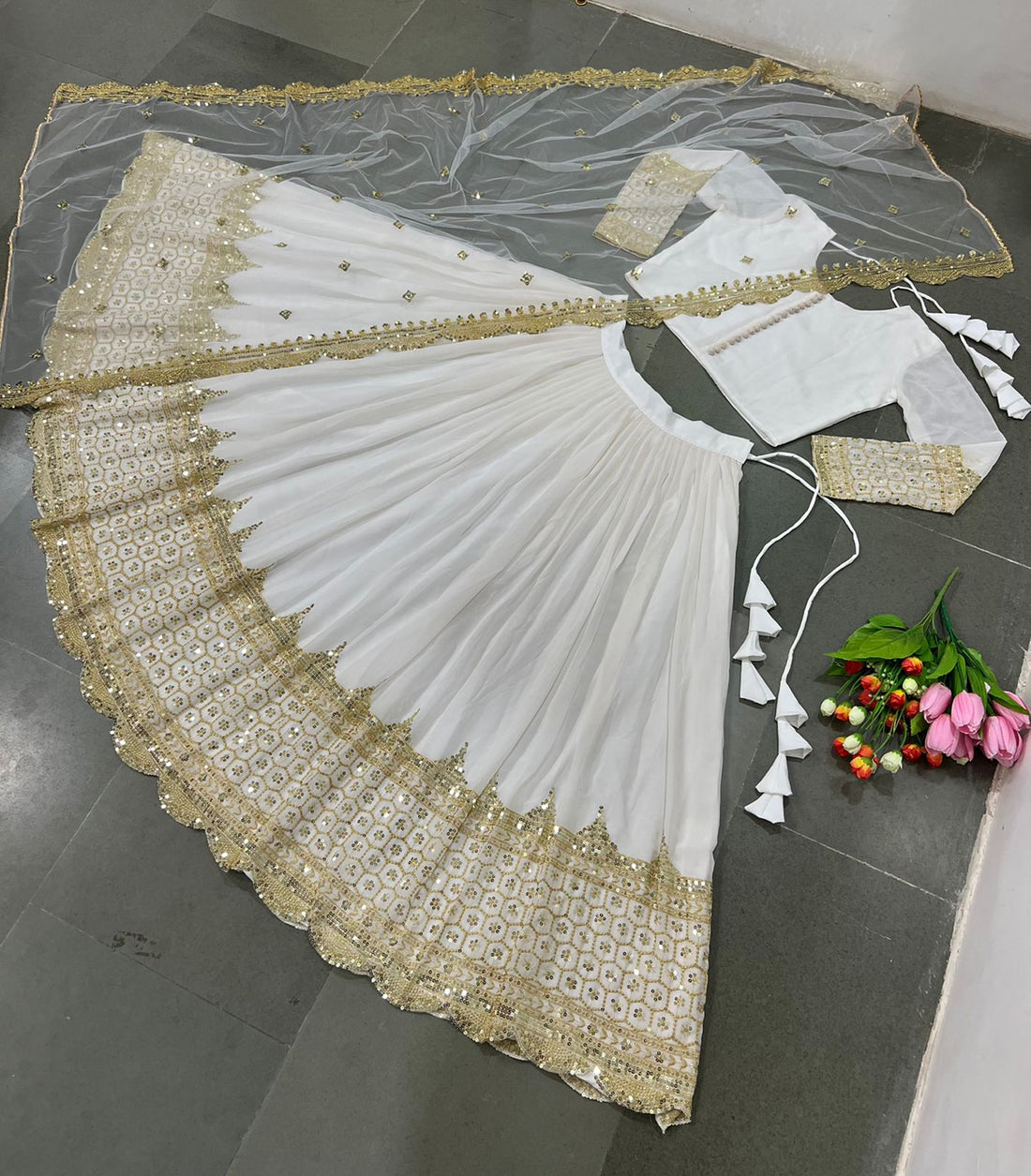 Festive Glam Embroidered Lehenga Collection