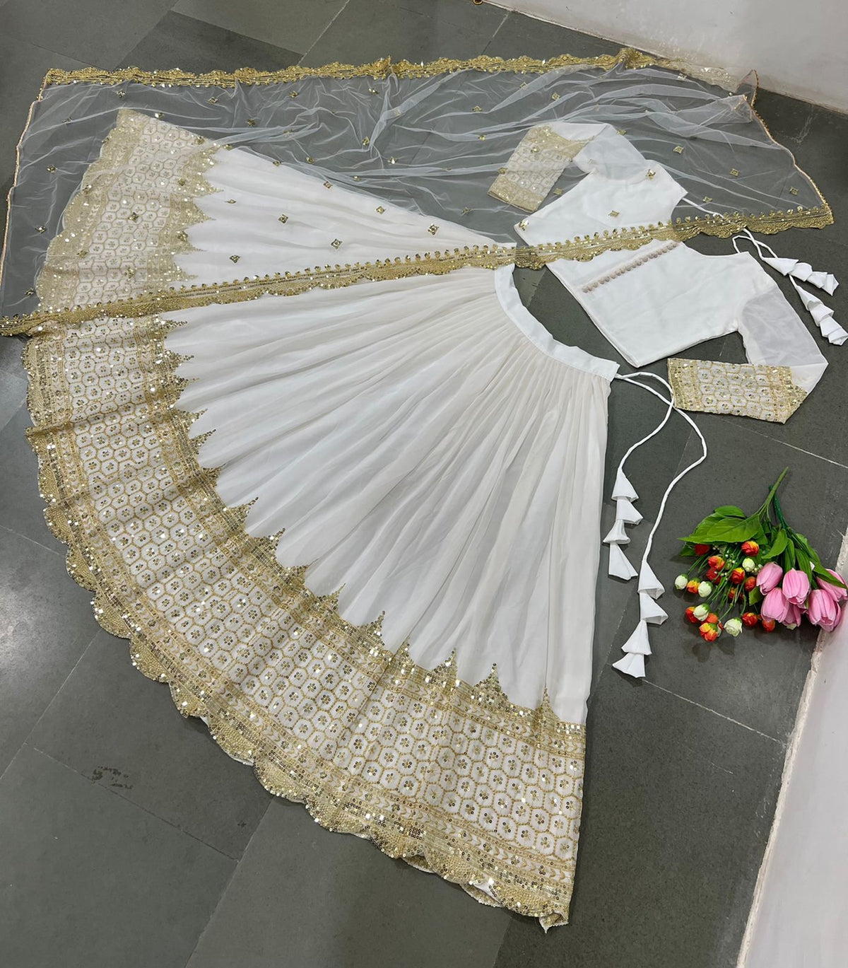 Festive Glam Embroidered Lehenga Collection