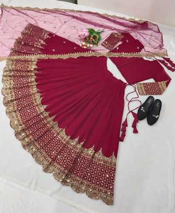 Festive Glam Embroidered Lehenga Collection
