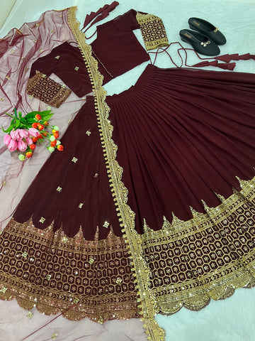 Festive Glam Embroidered Lehenga Collection