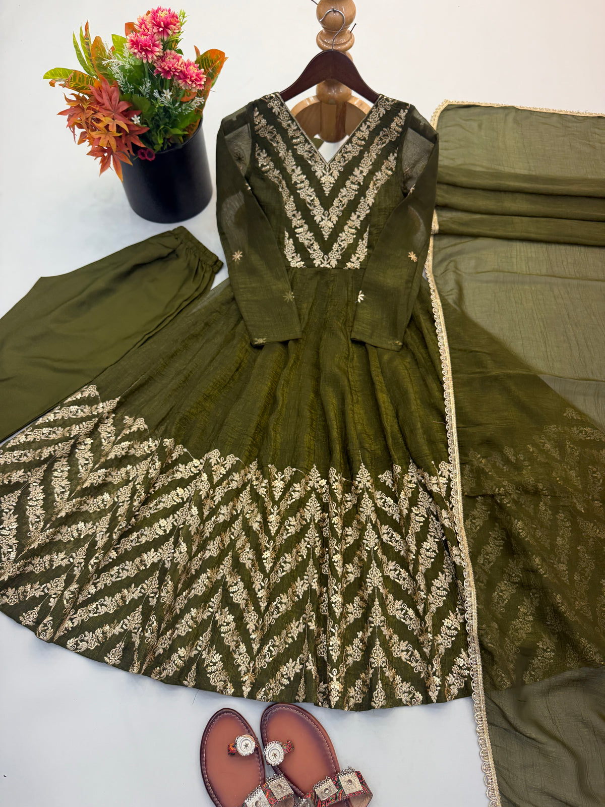 Designer Anarkali Festive Gown Collection