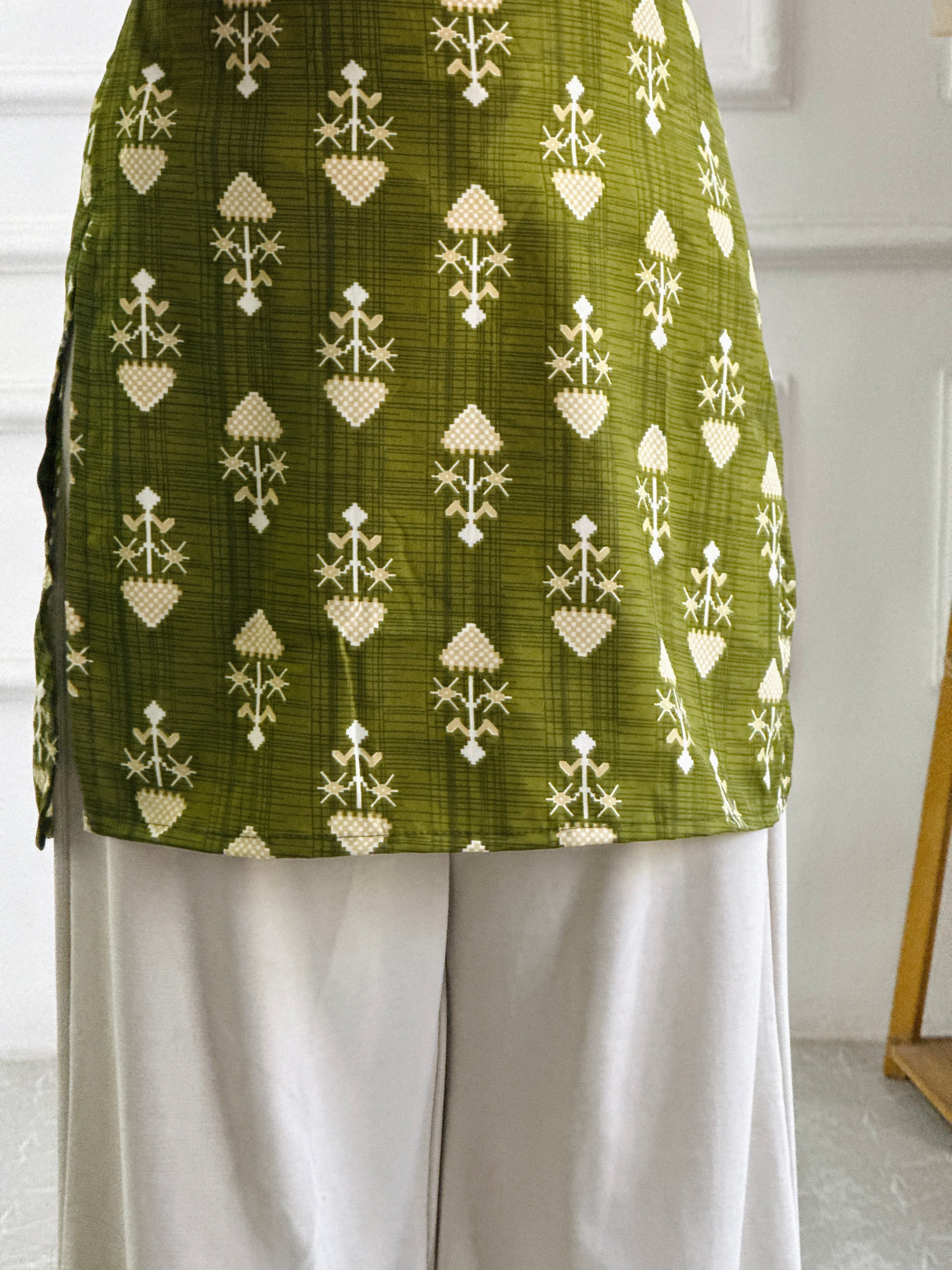 Ethnic Geometric Multi-Wear Tunic - Adjustable Fit