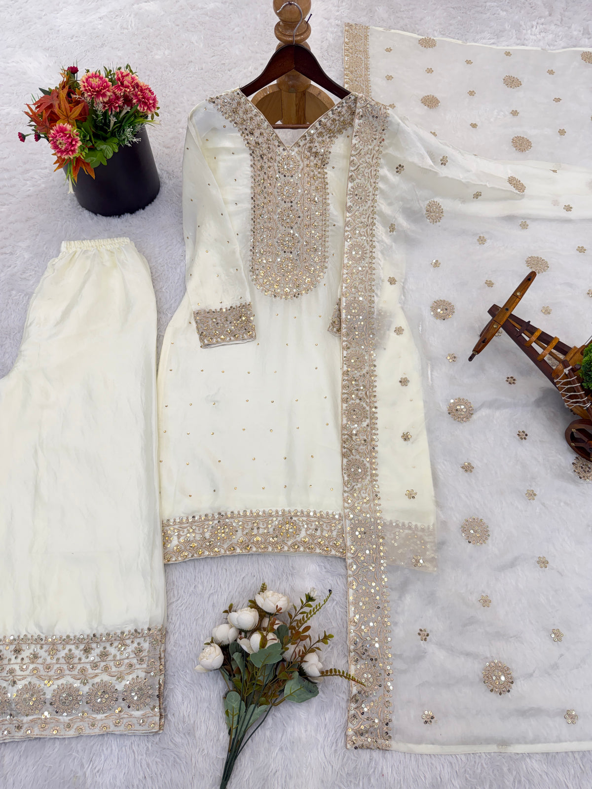 Royal Embroidered Fendy Silk – Festive Glam