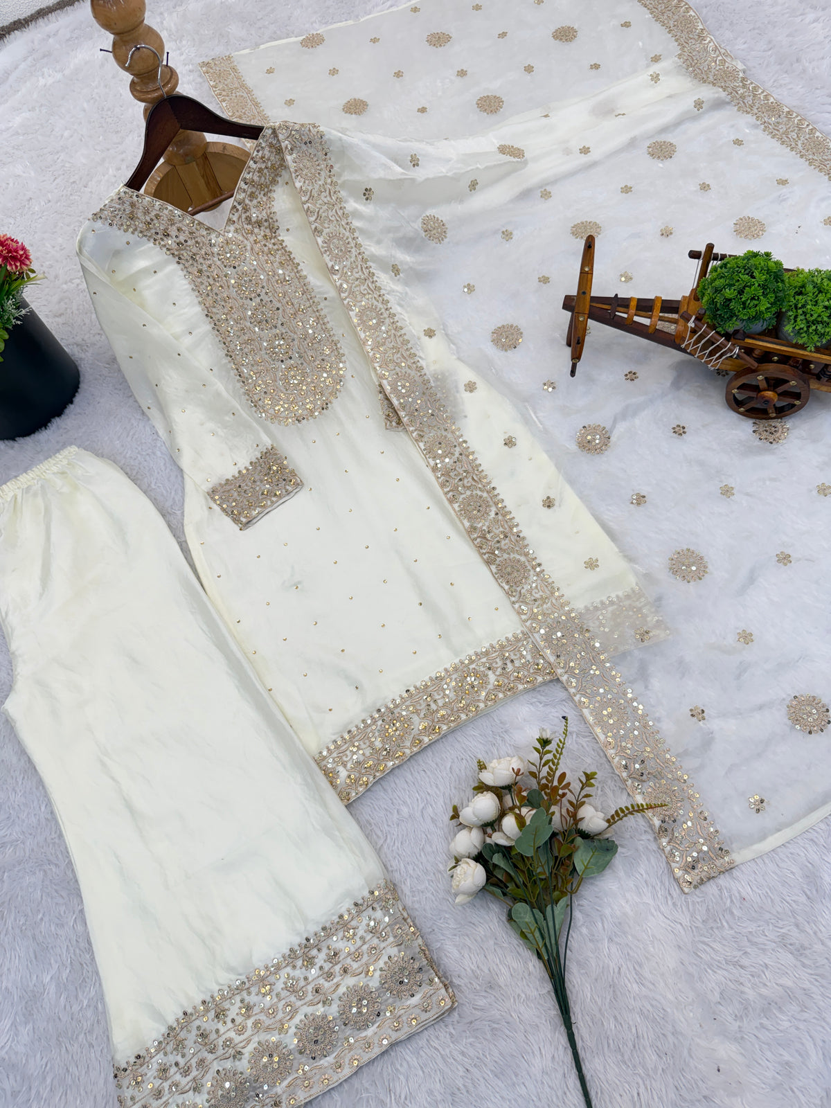 Royal Embroidered Fendy Silk – Festive Glam