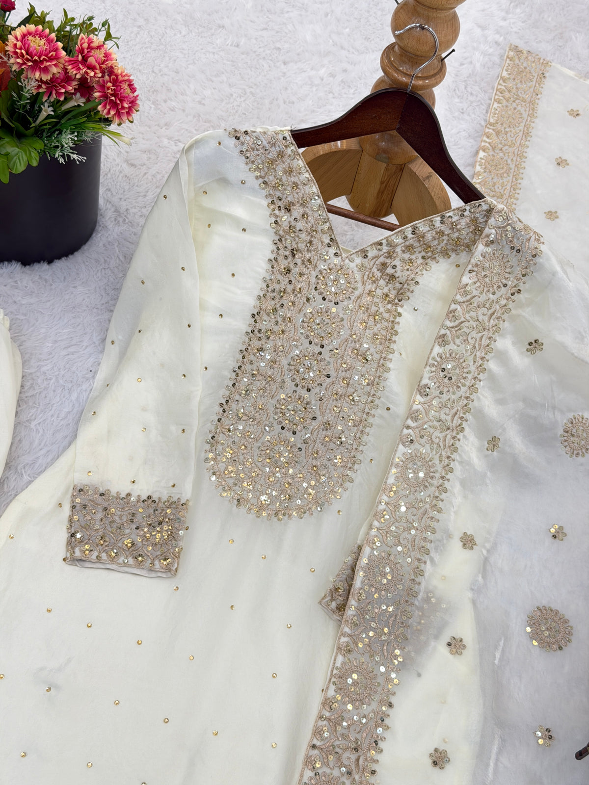 Royal Embroidered Fendy Silk – Festive Glam