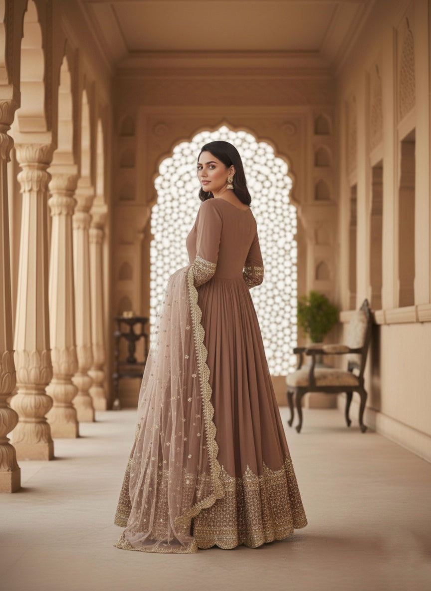Designer Festive Embroidered Gown Collection