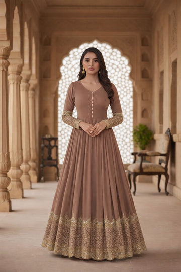 Designer Festive Embroidered Gown Collection