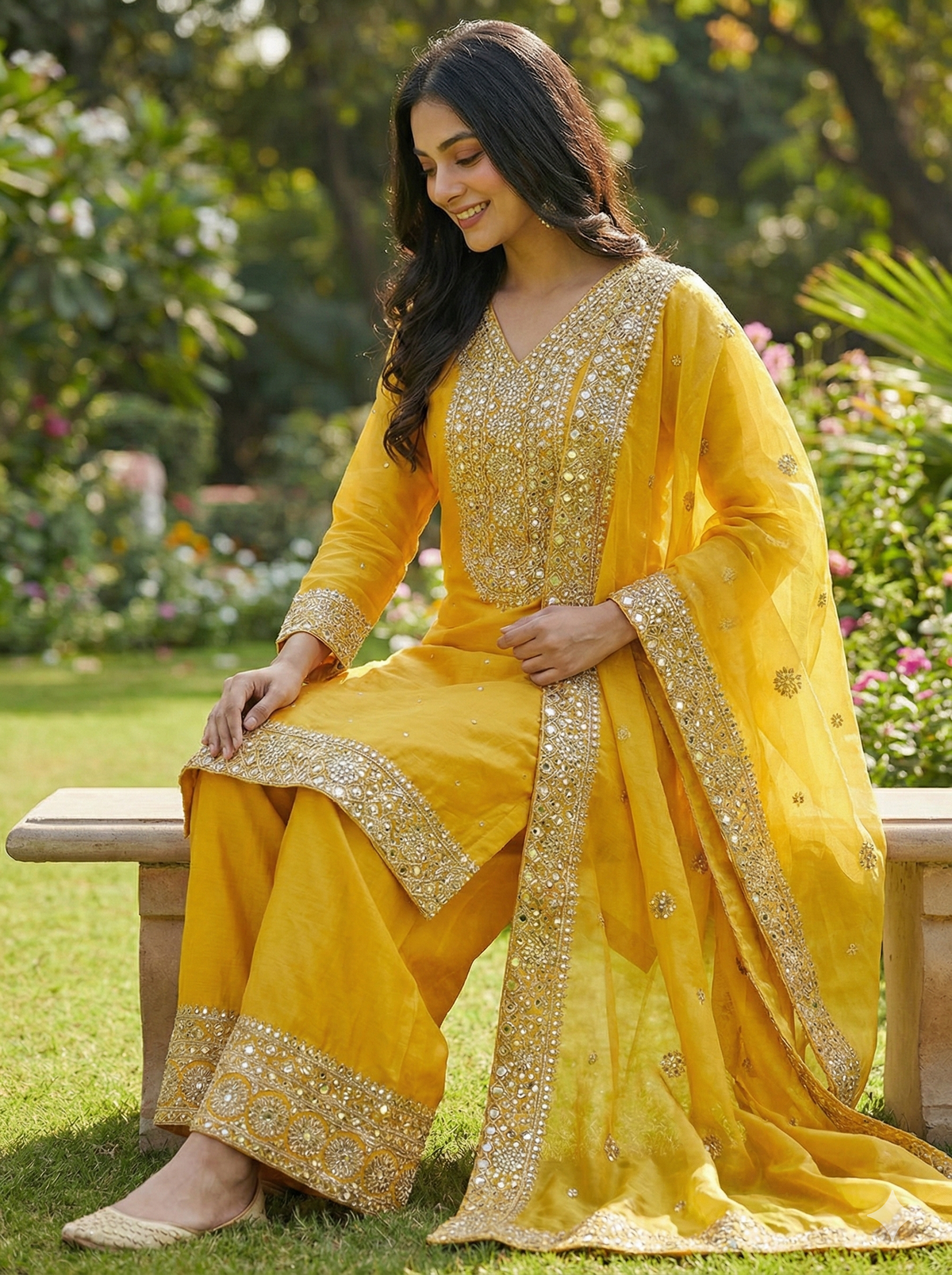 Royal Embroidered Fendy Silk – Festive Glam