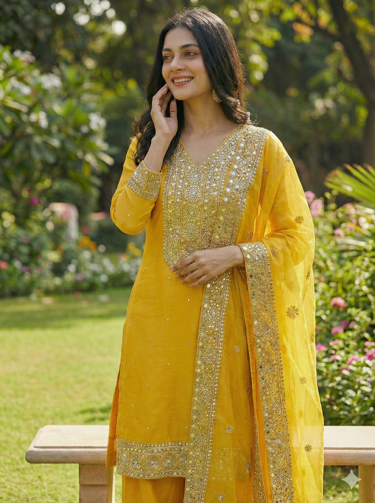 Royal Embroidered Fendy Silk – Festive Glam