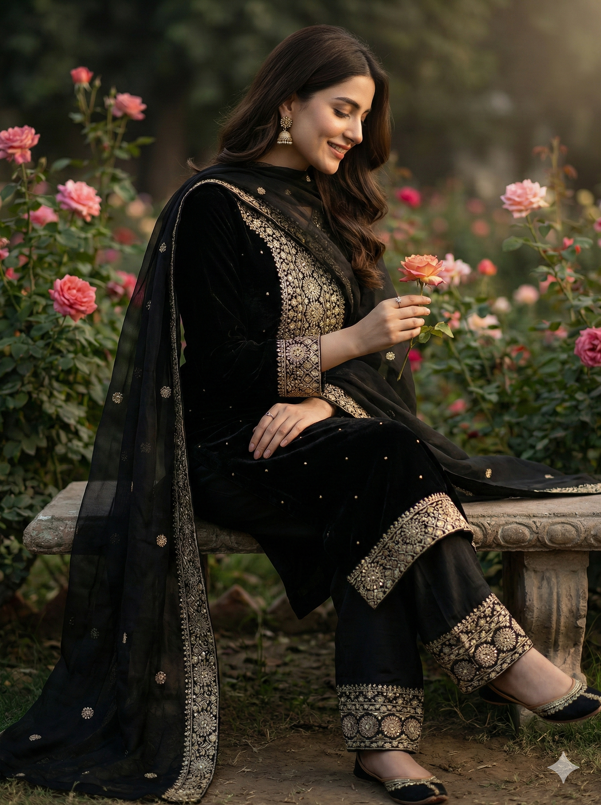 Royal Embroidered Fendy Silk – Festive Glam