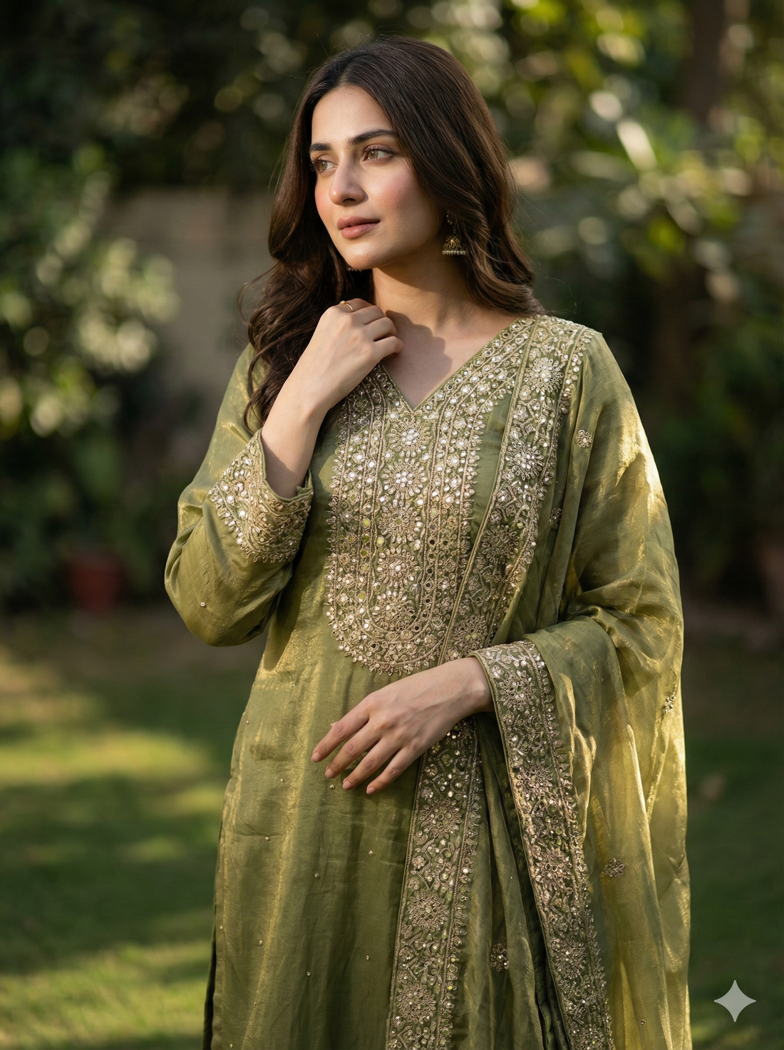 Royal Embroidered Fendy Silk – Festive Glam
