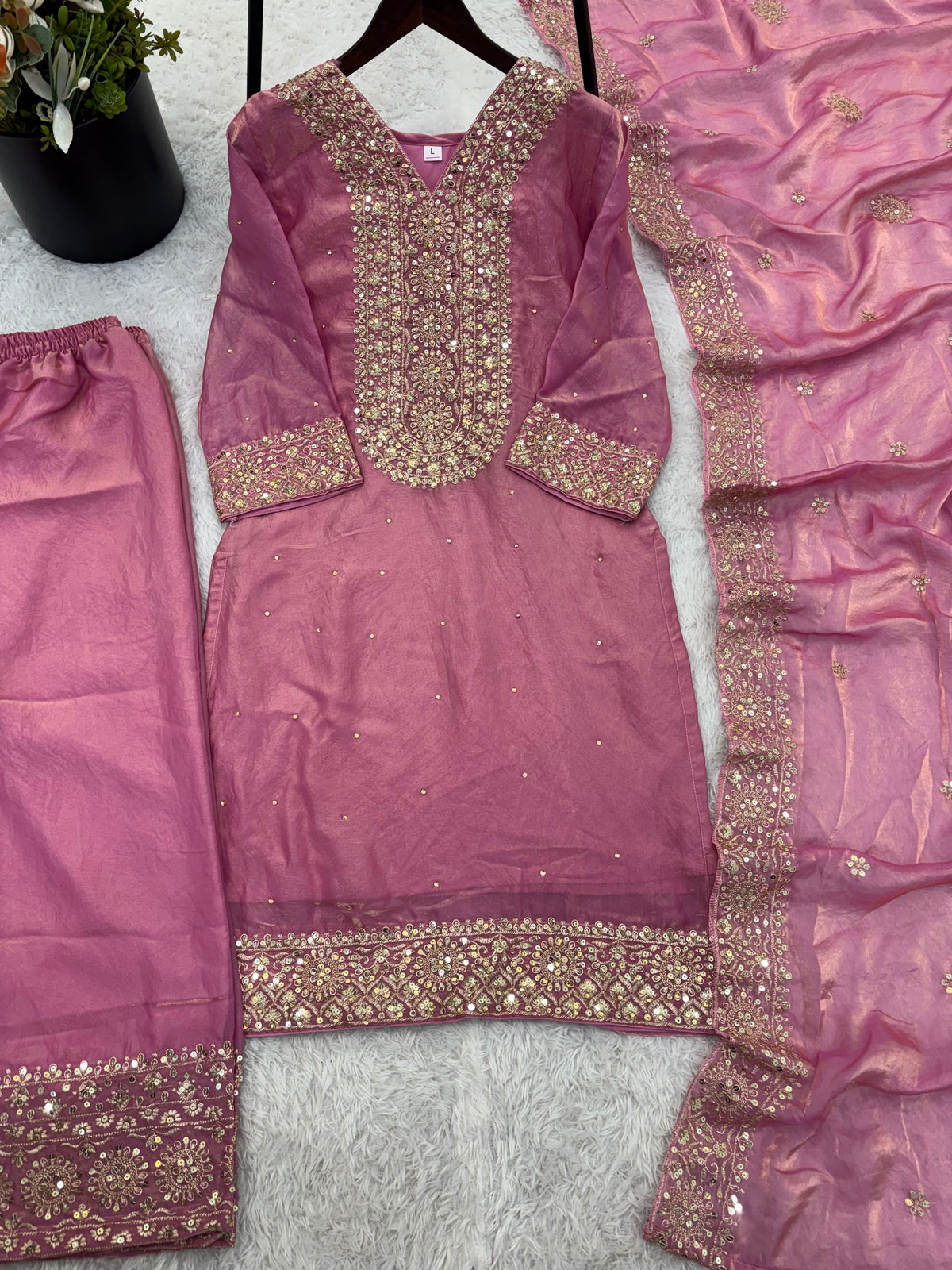 Royal Embroidered Fendy Silk – Festive Glam