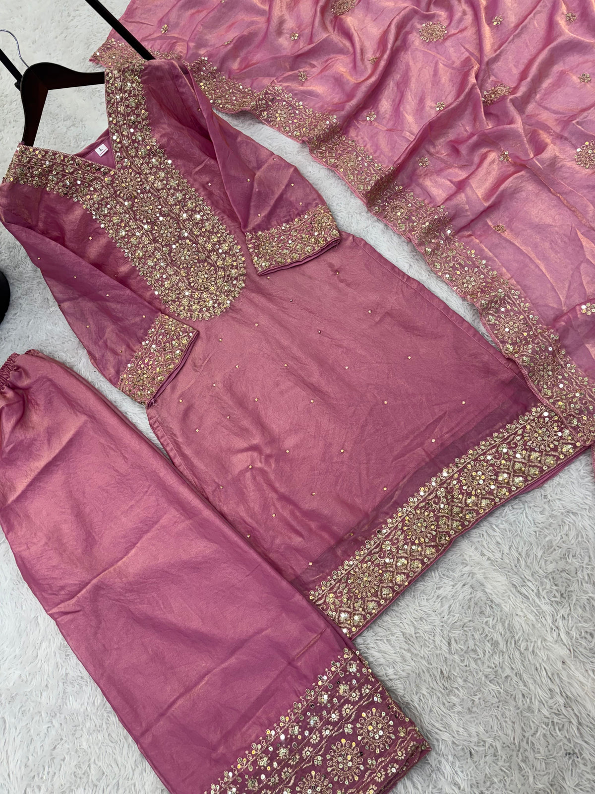 Royal Embroidered Fendy Silk – Festive Glam