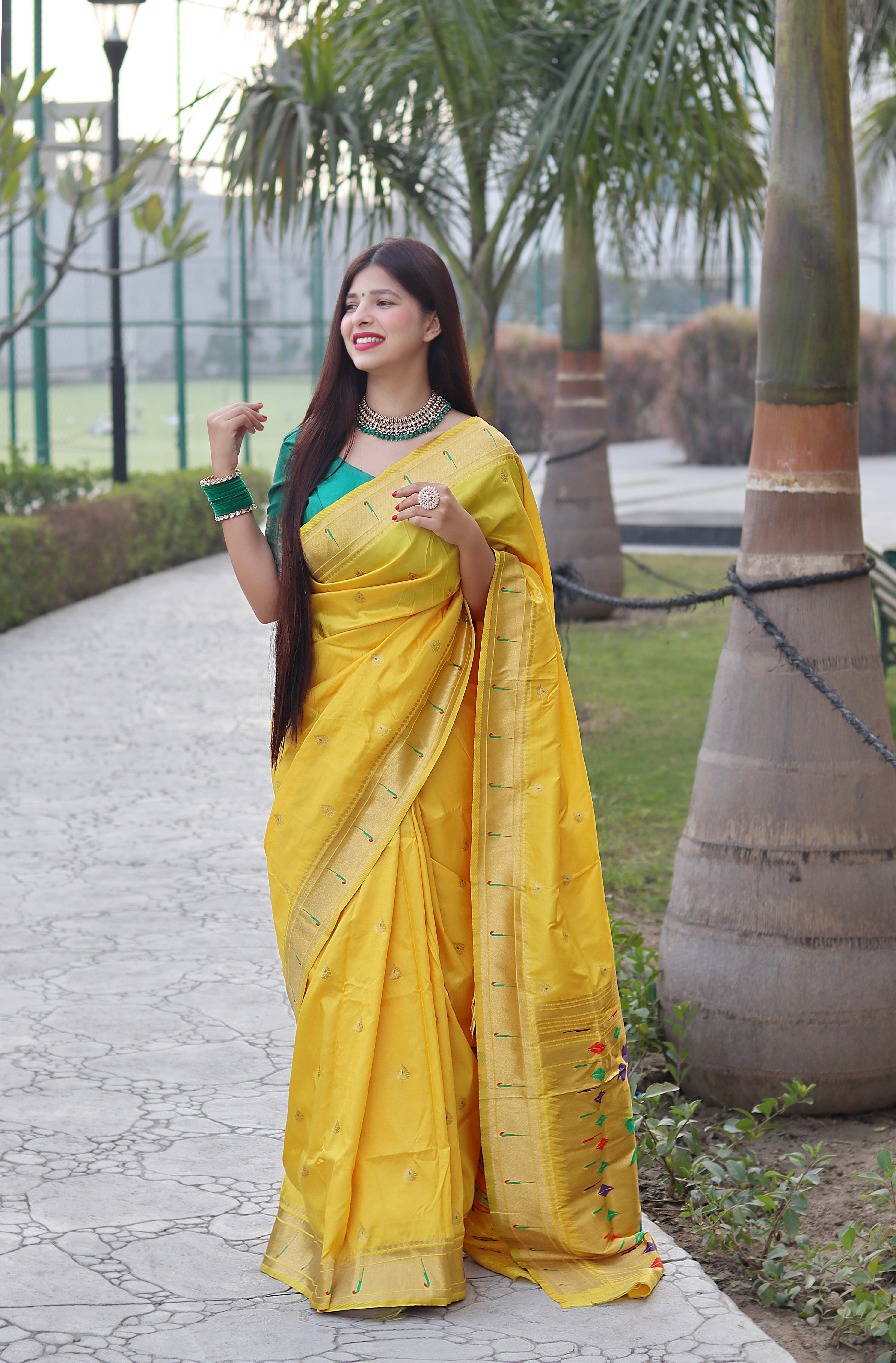 Pure Banarasi Silk With Zari Weaving