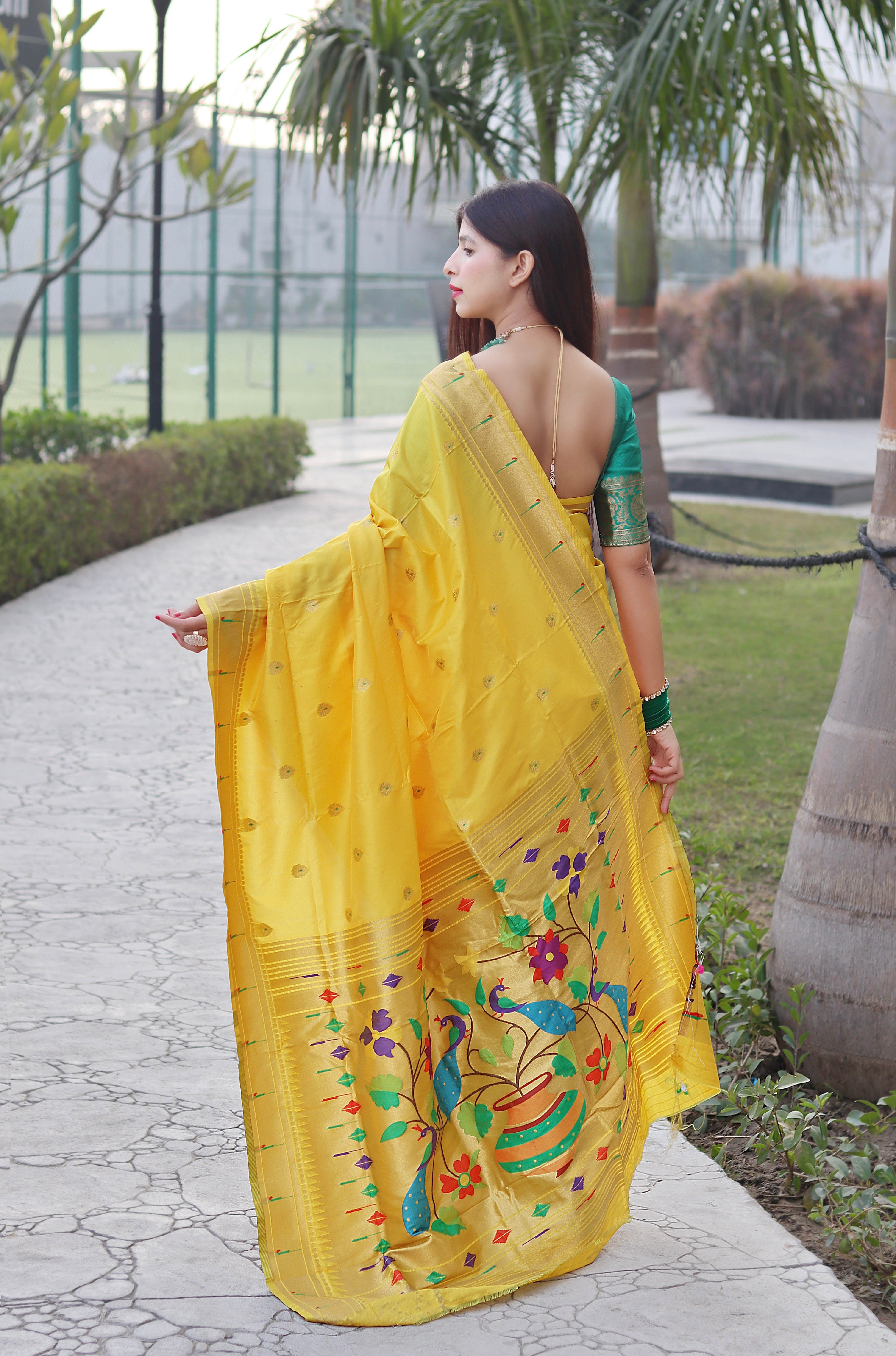 Pure Banarasi Silk With Zari Weaving
